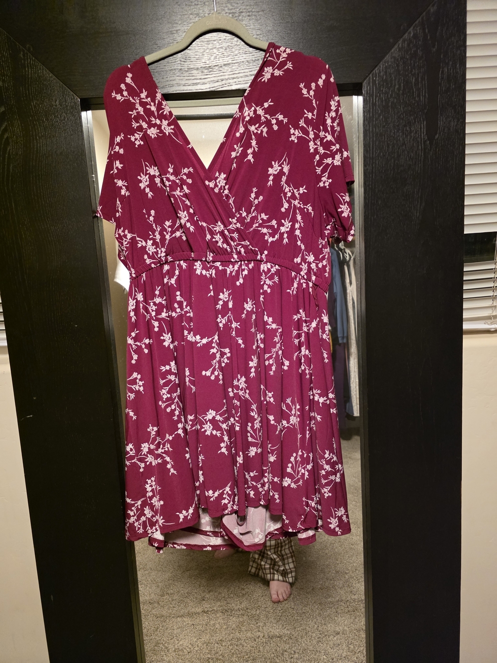 torrid Berry Floral Wrap-Front Casual Dress